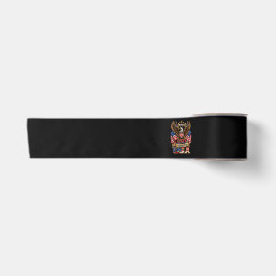 250th Anniversary USA Flag 250 Years American Satin Ribbon