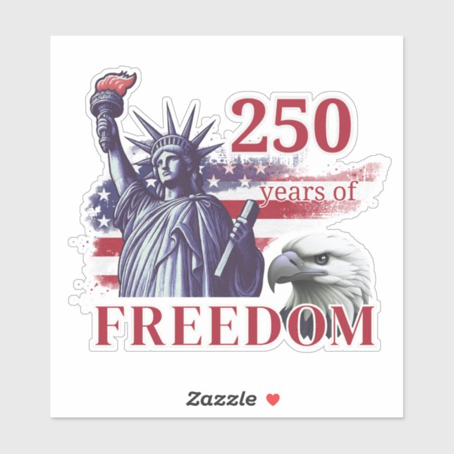 250th Anniversary USA Flag Liberty Eagle Freedom (Sheet)