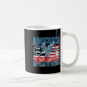 250th Anniversary USA Flag Patriotic 4th July Men Coffee Mug