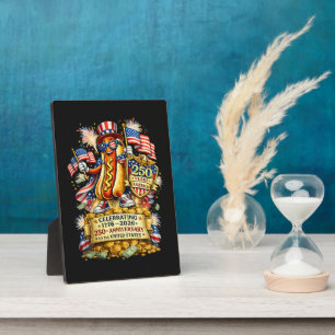 250th Anniversary USA Independence Celebration Plaque
