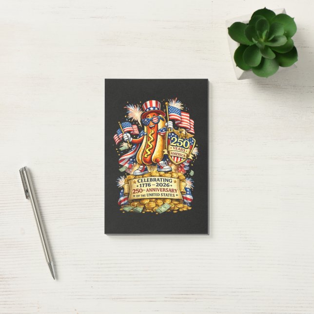 250th Anniversary USA Independence Celebration Post-it Notes (Office)