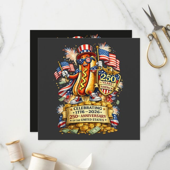 250th Anniversary USA Independence Celebration Programme (Front/Back In Situ)