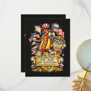 250th Anniversary USA Independence Celebration Thank You Card