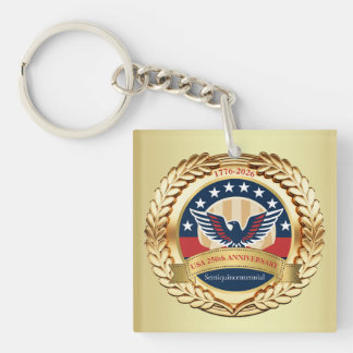 250th Anniversary USA Patriotic | 1776–2026 Key Ring