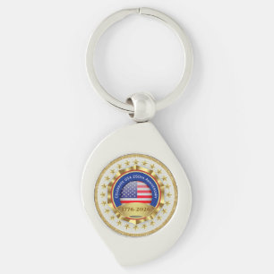 250th Anniversary USA Patriotic   1776–2026 Key Ring