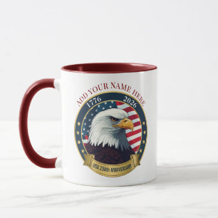 250th Anniversary USA Patriotic   1776–2026 Mug