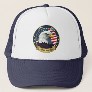 250th Anniversary USA Patriotic   1776–2026 Trucker Hat