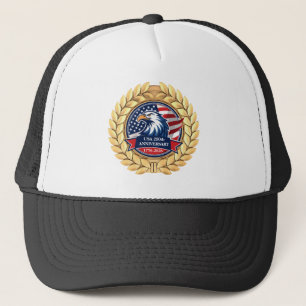 250th Anniversary USA Patriotic   1776–2026 Trucker Hat