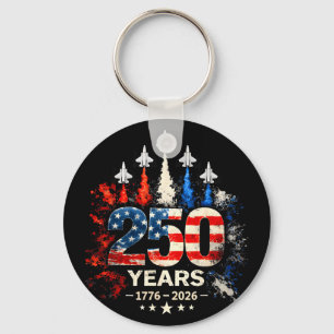 250th anniversary usa patriotic 250 years american key ring