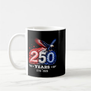 250th Anniversary Usa Patriotic 250 Years Coffee Mug