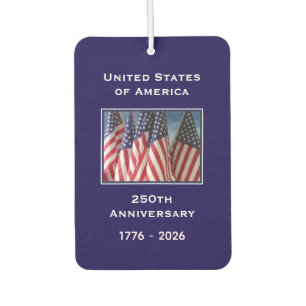 250th Anniversary USA Patriotic American Blue Car Car Air Freshener