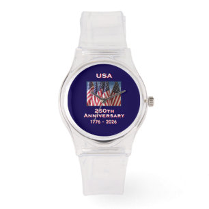 250th Anniversary USA Patriotic American Flags Watch