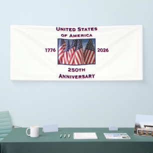250th Anniversary USA Patriotic Banner
