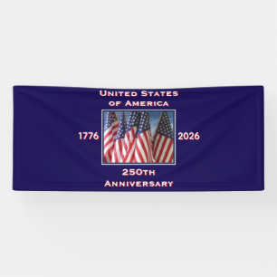 250th Anniversary USA Patriotic Banner