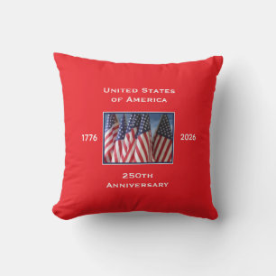 250th Anniversary USA Patriotic  Cushion