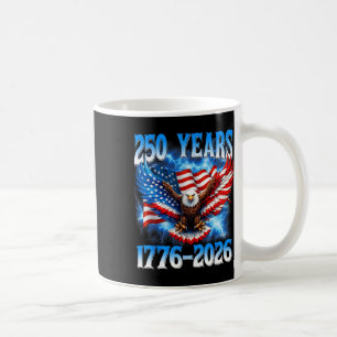 250th Anniversary Usa Patriotic Eagle 250 Years 4t Coffee Mug