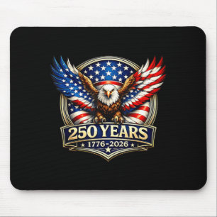 250th Anniversary USA Patriotic Eagle 250 Years Mouse Mat