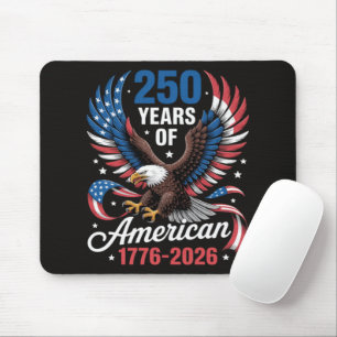 250th Anniversary USA Patriotic Eagle 250 Years Mouse Mat