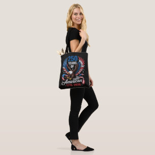 250th Anniversary USA Patriotic Eagle 250 Years Tote Bag