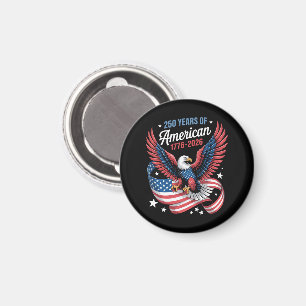 250th Anniversary USA Patriotic Eagle Magnet