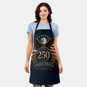 250th Anniversary USA Patriotic Keepsake Apron