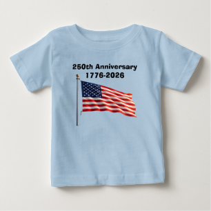250th Anniversary USA Patriotic Keepsake Baby T-Shirt