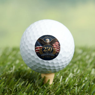 250th Anniversary USA Patriotic Keepsake Golf Balls
