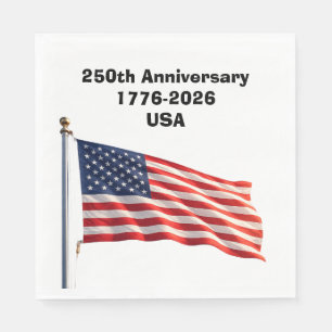 250th Anniversary USA Patriotic Keepsake Napkin