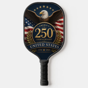 250th Anniversary USA Patriotic Keepsake Pickleball Paddle