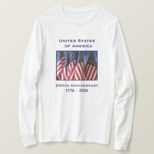 250th Anniversary USA Patriotic Long Sleeve T-Shirt