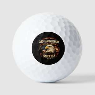 250th Anniversary USA Shirt 250th America Golf Balls