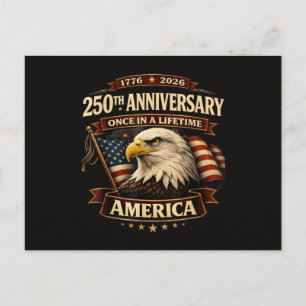 250th Anniversary USA Shirt 250th America Holiday Postcard