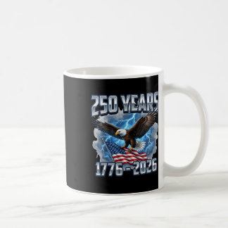 250th Birthday 250 Years 1776-2026 Eagle And Flag Coffee Mug