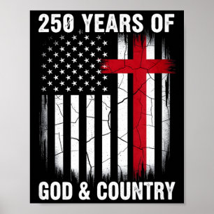 250th birthday america independence day 1776-2026 poster
