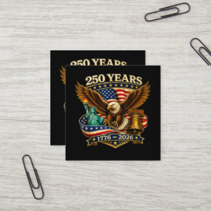 250th birthday america,usa 250th anniversary,semiq square business card