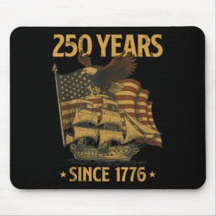 250th Birthday Independence Day Bald Eagle Patriot Mouse Mat