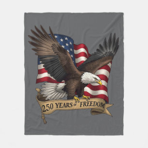 250th Birthday of America Fleece Blanket