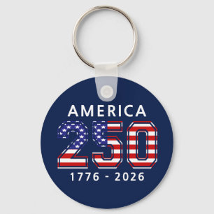 250th Birthday of the United States Key Ring