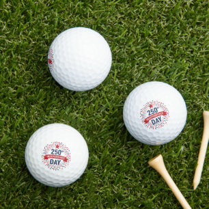 250th Independence Day Golf Balls