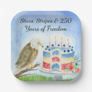 250th Independence Day Paper Plate
