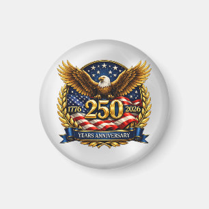 250th USA Anniversary Eagle Emblem Magnet
