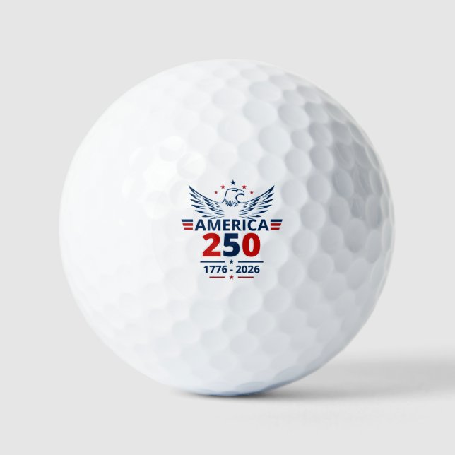 250th USA Anniversary Golf Balls (Front)