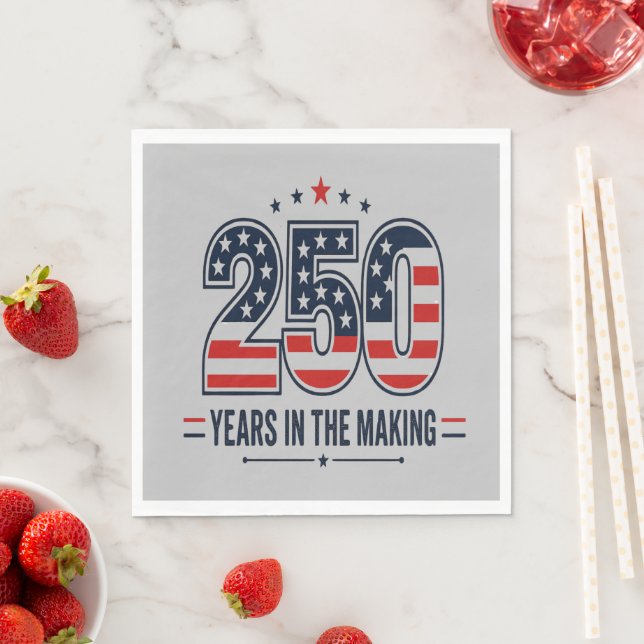 250th USA Anniversary  Napkin (Insitu)