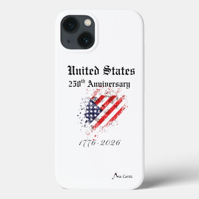 250th USA Anniversary Phone Case Apple (Back)