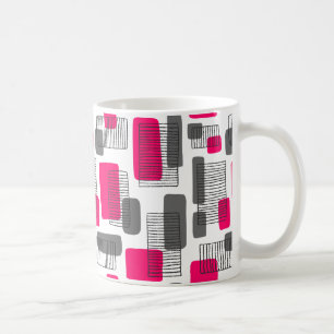 251215 - Neon Red and Grey Coffee Mug