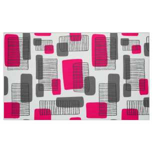 251215 - Neon Red and Grey Fabric
