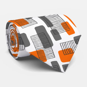 251215 - Orange and Grey Tie