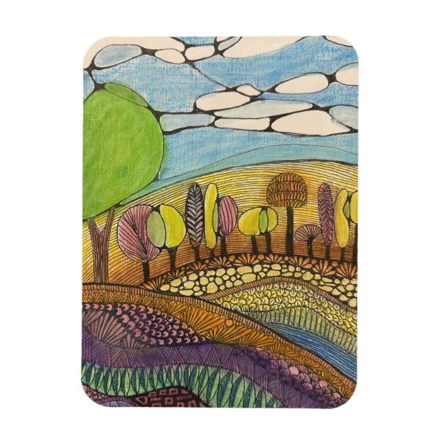 252 piece puzzle magnet (Vertical)