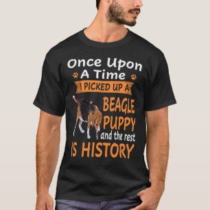 254 One Upon A Time - Beagle Puppy T-Shirt