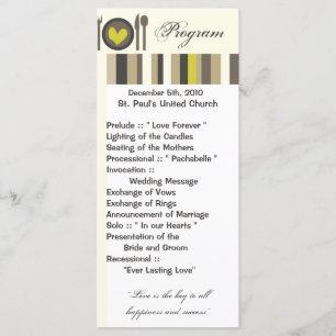 25 4x9 Wedding Program Wedding China Dinner Plates Programme